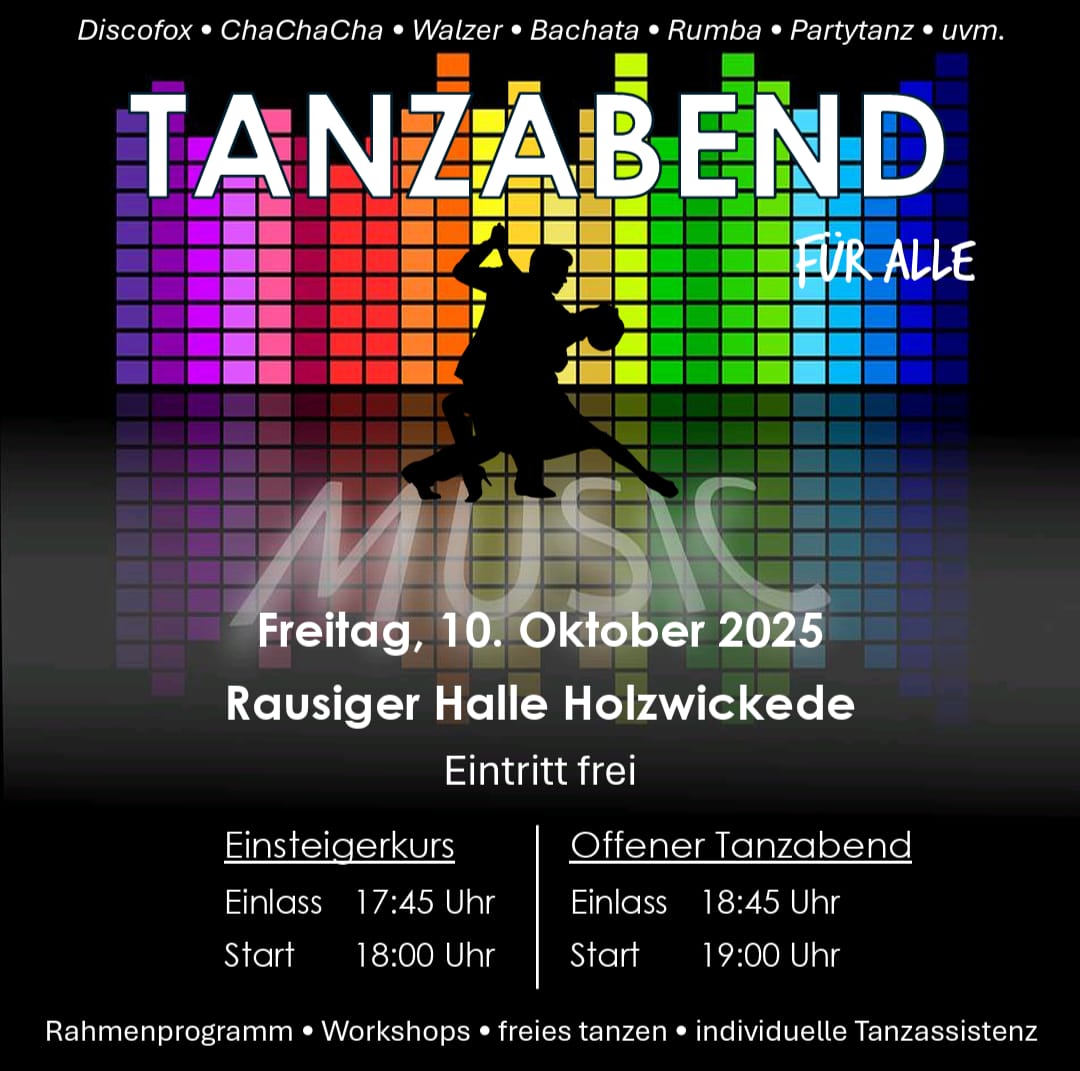 TANZABEND mit Einsteigerkurs Poster